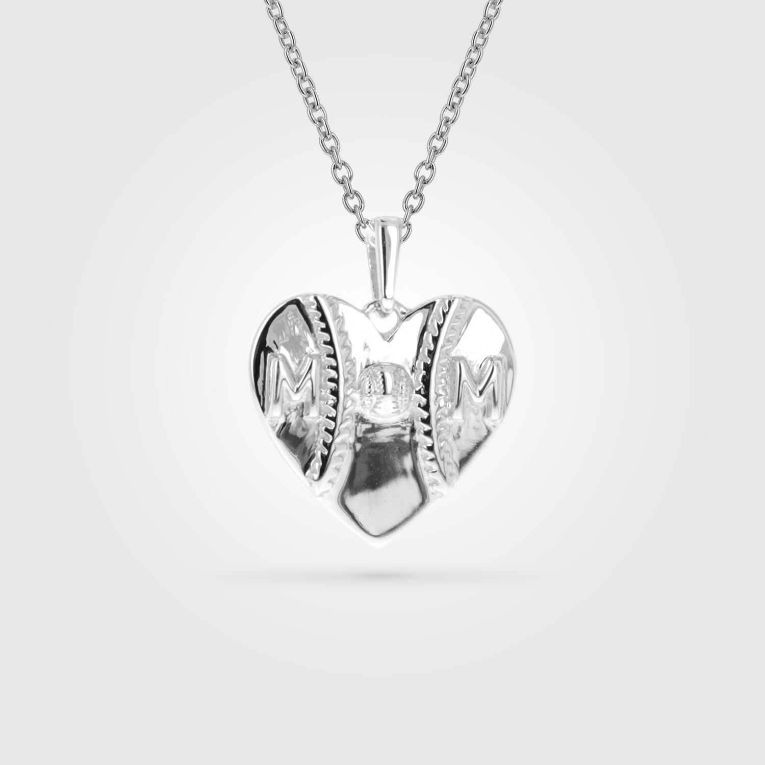 Baseball Heart Necklace - Baseball - to My Mom - Happy Mother's Day - Gnd19007 LED Light Box +