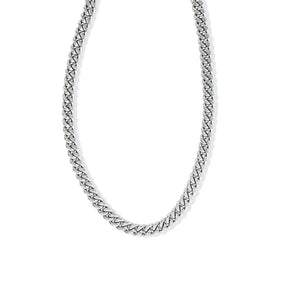 Silver Cuban Link Chain | 8mm | Stainless Steel