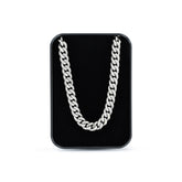 Silver Cuban Link Chain | 8mm | Stainless Steel