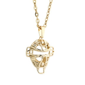 Baseball Catchers Mask Necklace | Stainless Steel