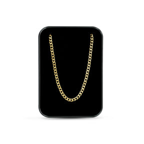 Micro Cuban Link Chain Gold | Stainless Steel