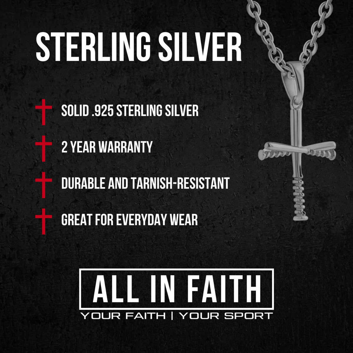 All In Faith | Sterling Silver Product Warranty and Info