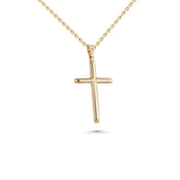 Christian gold cross stainless steel