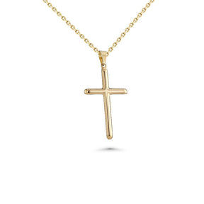 Christian gold cross stainless steel