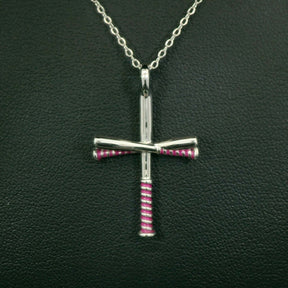 All In Faith Christian Baseball Jewelry | Baseball Bat Cross