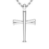 Five Tool Baseball Original Baseball Bat Cross Necklace | Gold 