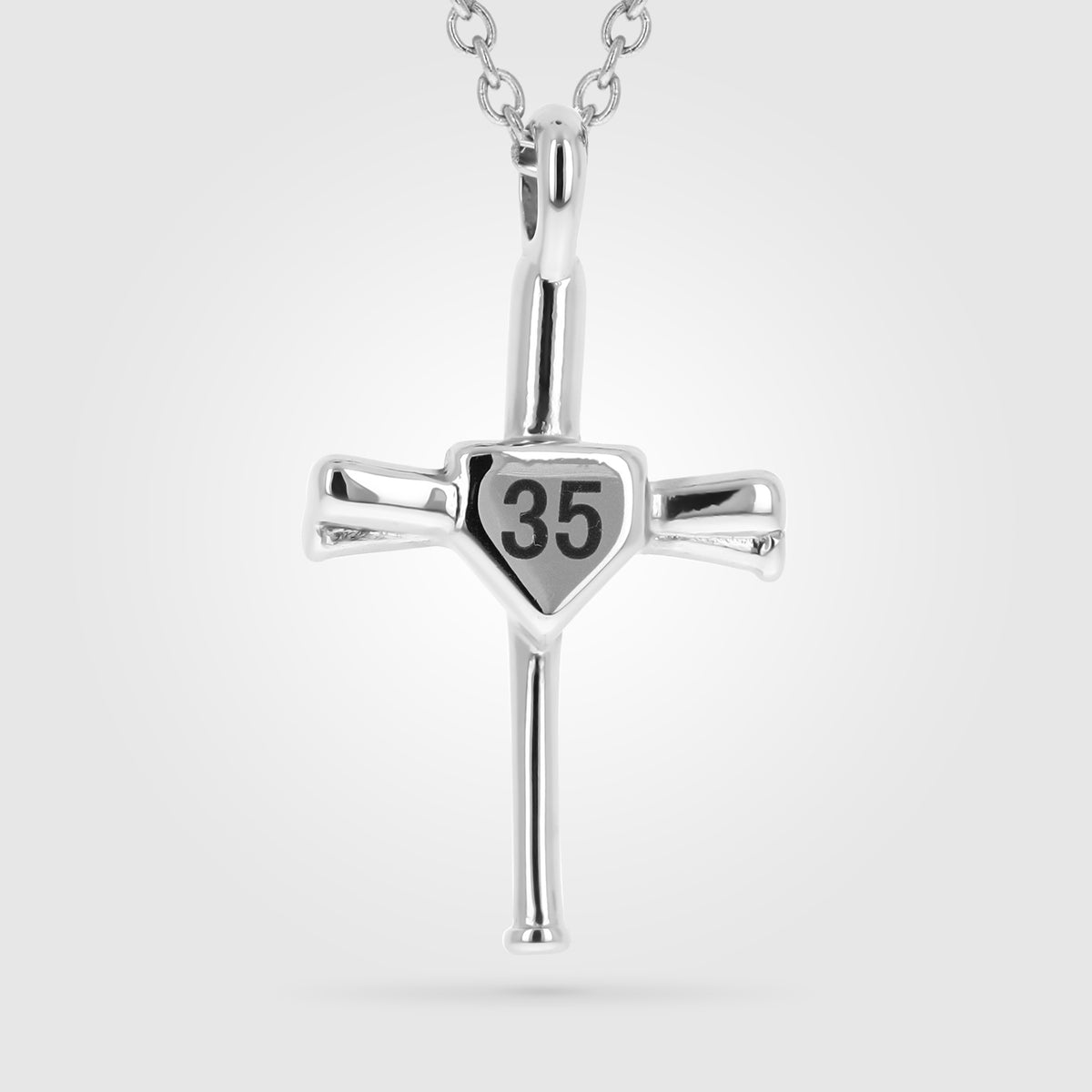 Personalized baseball 2024 cross necklace