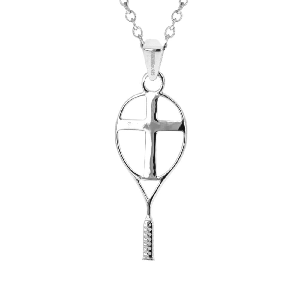 Tennis Cross Necklace