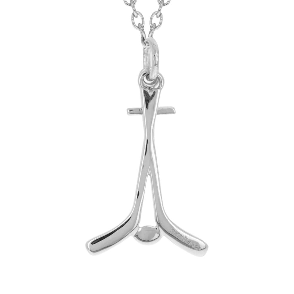 Hockey Dangle Cross Necklace AIF