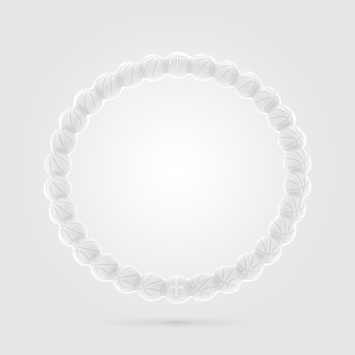 Basketball Power Bracelet White